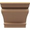 Ekena Millwork 5"W x 5"D x 5"H Wide Mayflower Rough Cedar Woodgrain TimberThane Corbel, Primed Tan CORUR05X05X05MAYRCPR - alternate 6